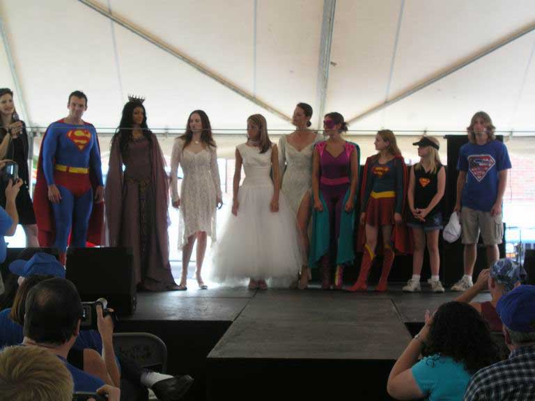 On Stage at the 2003 Superman Celebration