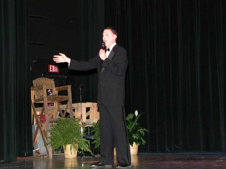On Stage at the 2003 Superman Celebration