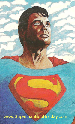 Artist Rendering of Bob as Superman