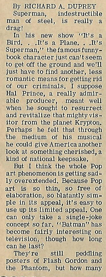 Richard Duprey Review 1