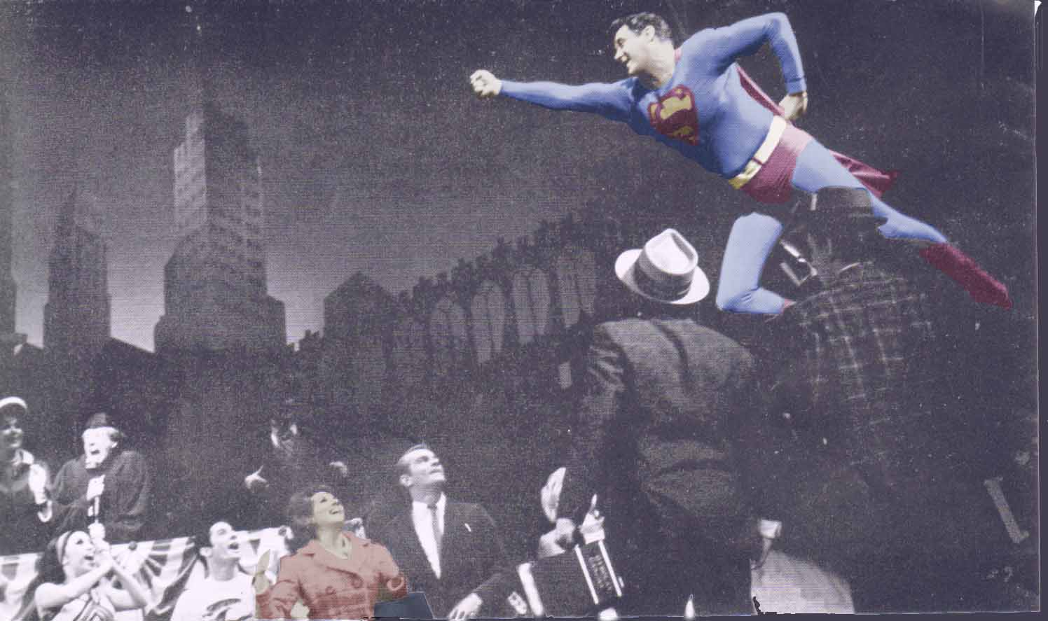 Superman Over Metropolis
