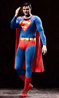 Bob Holiday as Superman on Broadway