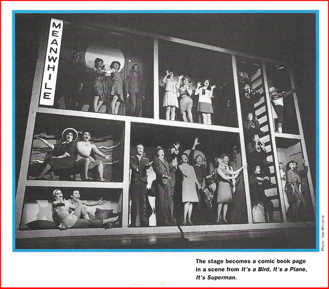 Superman Panel Staging