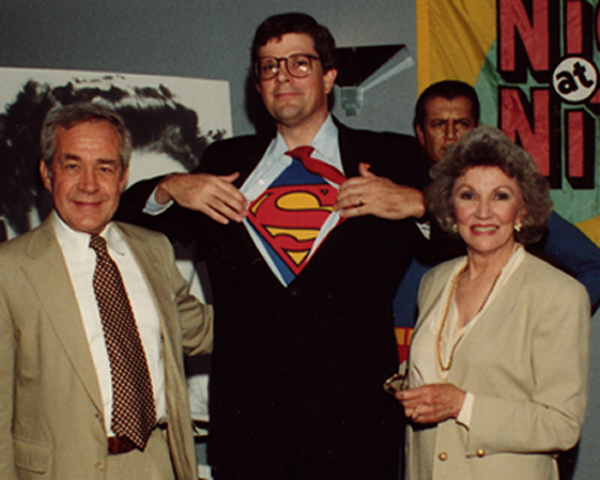 Jack Larson, Brian McKernana, and Phyllis Coates