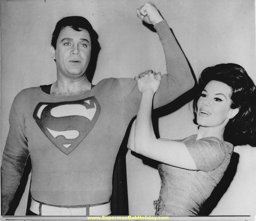 Patricia Marand with Bob Holiday as Lois Lane and Superman